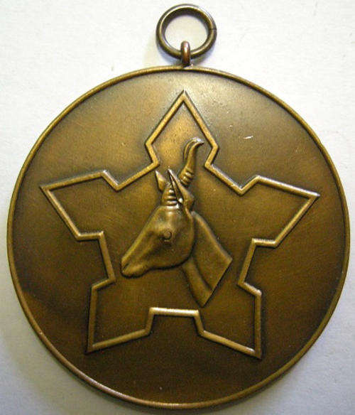Army Award Medallion 50mm Excl. Suspender Toegeken Aan Awarded To (Un- Issued)