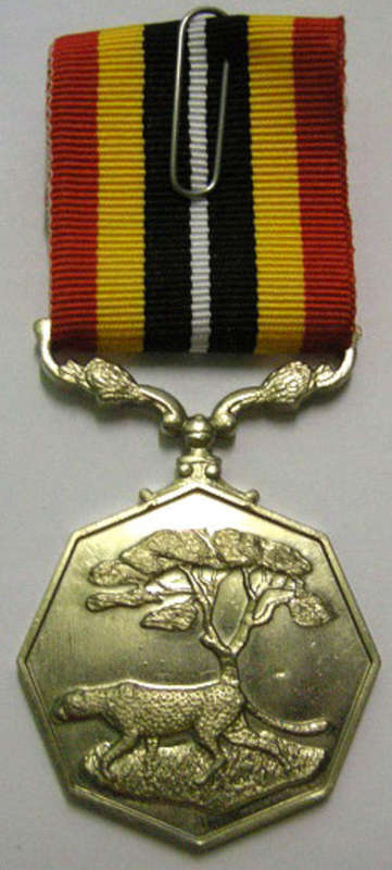 Full Size Southern Africa Medal Uniface Susp Tall Grass Crisp Detail Matte Finish Nr @ Back In Box
