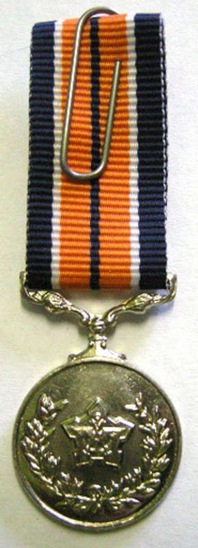 Miniature General Service Medal Bright Finish