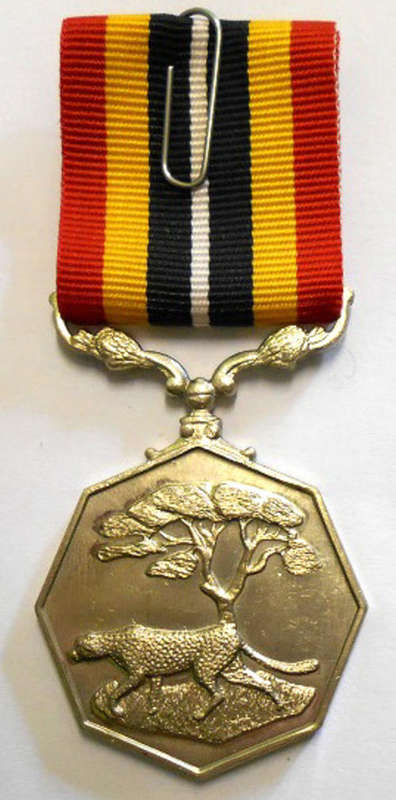 Full Size Southern Africa Medal Uniface Susp Tall Grass Crisp Detail Matte Finish Nr @ Back In Box
