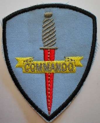 Botswana Defence Force 1st Commando Regiment Shoulder Flash Embroidered on Material 75mm x 62mm