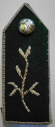 Ciskei Police Gorget Patch Silver Wire on Felt
