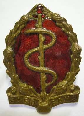 SA Medical Services Cap Badge Dinnes 964
