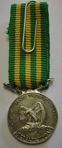 Miniature Danie Theron Medal
