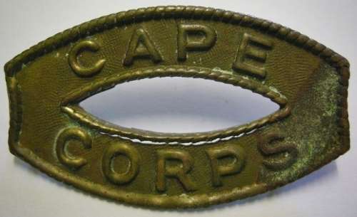 Cape Corps Shoulder Title Single Worn During WWII Owen 2075