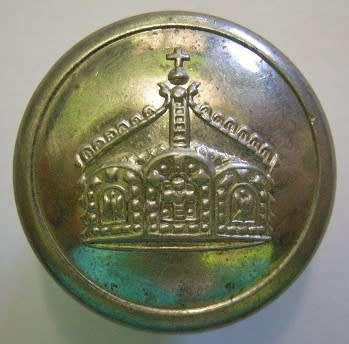 Imperial German White Metal Button 21mm Von Tippelskirch & Co Berlin