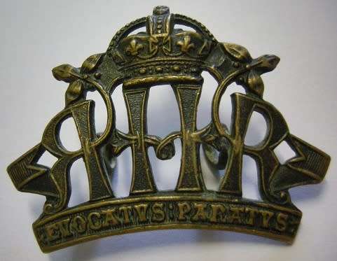 Robin Hood Rifles Cap Badge Loop Type