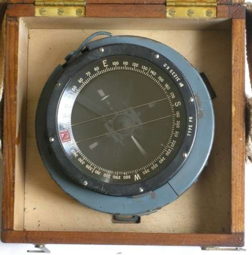 Aircraft Compass Type P8 Working Condition See Description