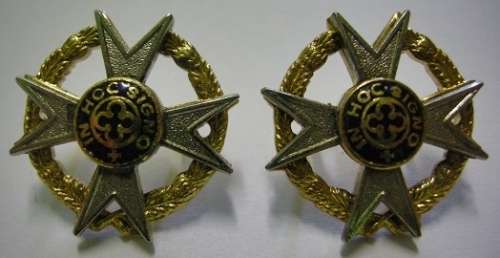 Chaplains Collar Badges Pair