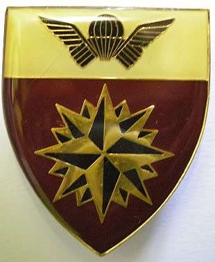 5 Special Forces Regiment Shoulder Flash Pins Intact Note Discoloration of White