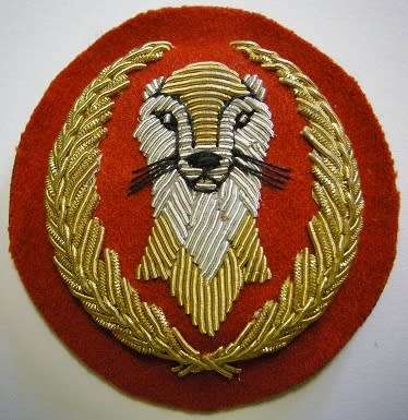Kwandebele Defence Force (115 Battalion) Bullion & Silver Wire Cap Badge Dinnes 3954 SEE DESCRIPTION