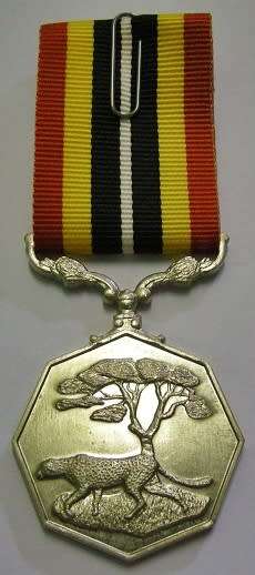 Full Size Southern Africa Medal Uniface Susp Tall Grass Crisp Detail Matte Finish Nr @ Back In Box