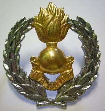 SA Engineers Corps Bi-Metal Cap Badge Loop Type Dinnes 348