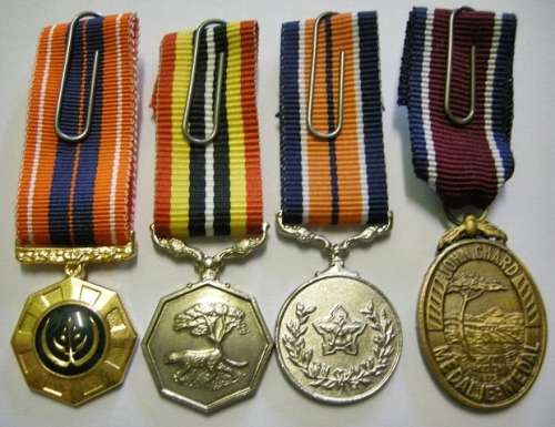 Miniature Medal Set of Four