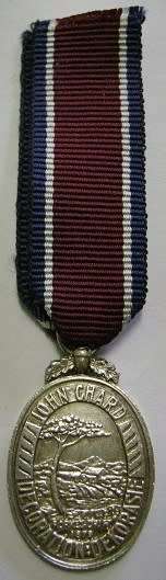 Miniature John Chard Decoration w/ Royal Cypher Silver Not Marked