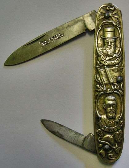 Kruger & De Wet Eendracht Maakt Macht Okapi Pocket Knife Made in Germany Size Closed 93mm