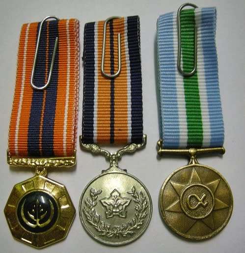 Miniature Medal Set of Three