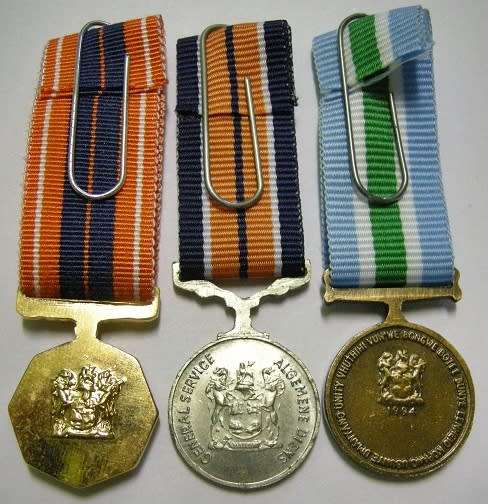 Miniature Medal Set of Three