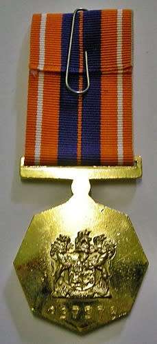 Full Size Pro Patria Medal Numbered at Back Flush Epoxy In Original Box