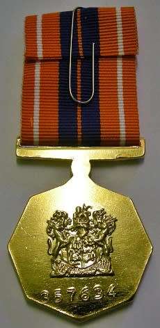 Full Size Pro Patria Medal Numbered at Back Flush Epoxy In Original Box