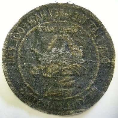 SA Navy Strike Craft Veteran Badge Embroidered on Material 87mm