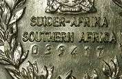 Full Size Southern Africa Medal Uniface Susp Short Grass Crisp Detail Matte Nr @ Back In Box