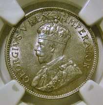 1934 SA 1 Shilling AU 58 NGC