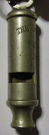 WWII Union Defence Force Whistle The Metropolitan J Hudson & Co Birmingham 1940 Broad Arrow in U
