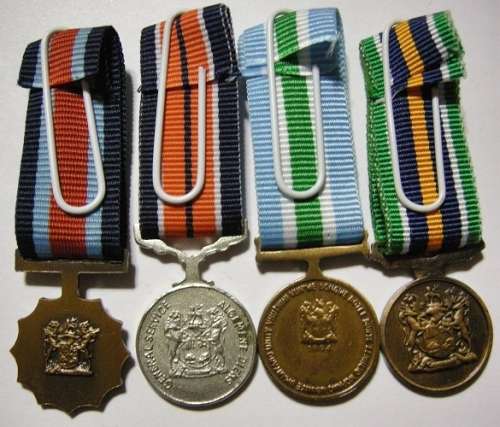 Miniature Medal Set of Four