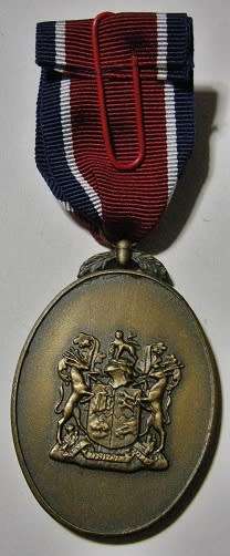 Full Size John Chard Medal NOT Numbered Thick Lettering Small Thin Suspender Ring