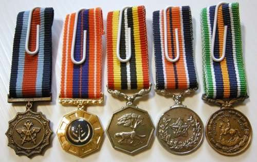 Miniature Medal Set of Five