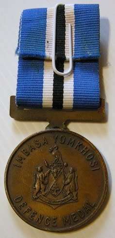 Full Size Ciskei Defence Medal Note Some Stains on Ribbon