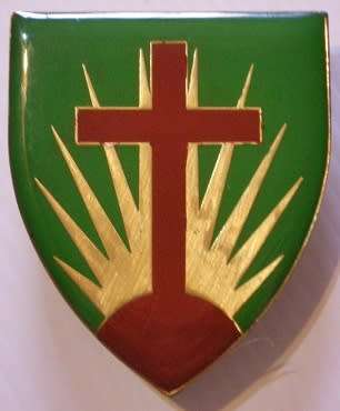 Wolmaransstad Commando Shoulder Flash Pins Replaced w/ 3 Drawing Pins