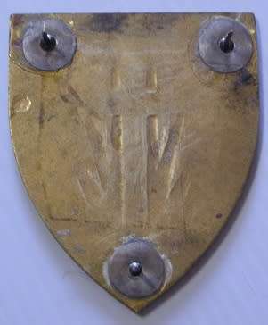 Wolmaransstad Commando Shoulder Flash Pins Replaced w/ 3 Drawing Pins