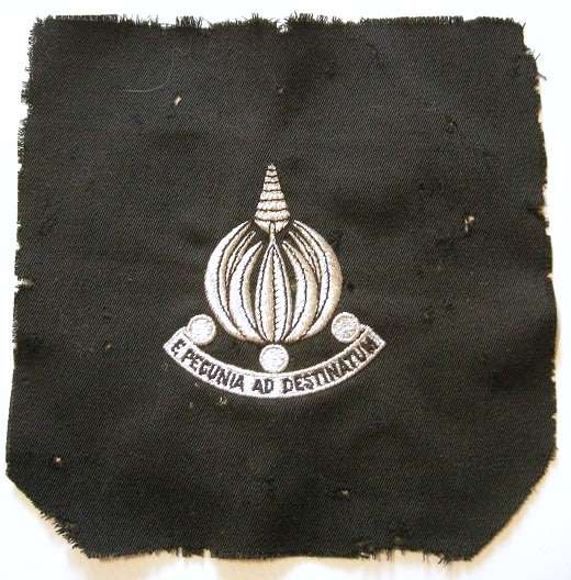 Finances Services Corps Blazer Pocket Embroidered 190mm x 199mm Note Moth Damage