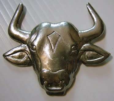 116 Battalion Chromed Cap Badge No Bolts