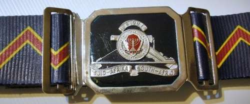 Regiment University Potchefstroom Stable Belt Lenght of Belting 80cm Rubberised Belting