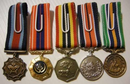 Miniature Medal Set of Five