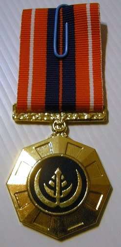 Full Size Pro Patria Medal Numbered at Back Flush Epoxy in Original Box