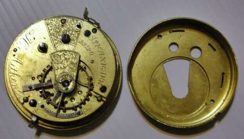 Pocket Watch Movement Not Running Size of Dial 43mm