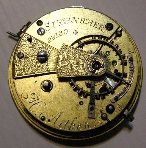 Pocket Watch Movement Not Running Size of Dial 43mm