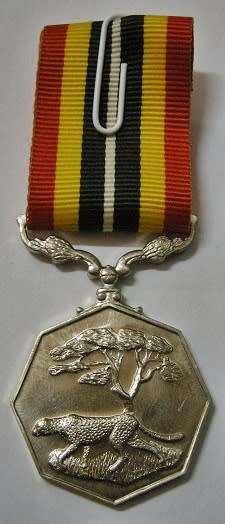 Full Size Southern Africa Medal Uniface Susp Short Grass Crisp Detail Matte Nr @ Back In Box