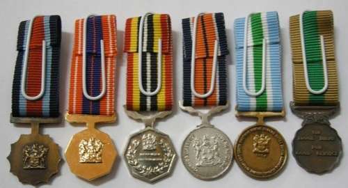 Miniature Medal Set of Six