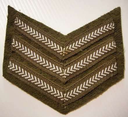 Sergeant Rank Insignia Single