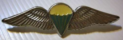 SA Parachute Dispatcher / 50 Jumps or More Wing Full Size Pins Intact