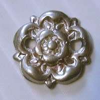 Silver Rose Ribbon Device