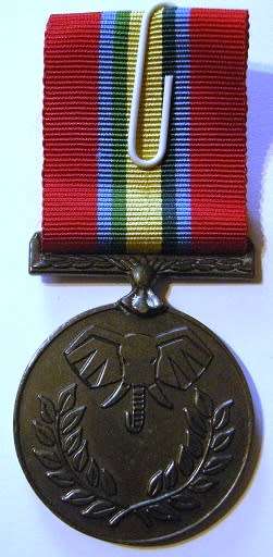 Full Size Venda Defence Force Medal Numbered on Rim 0463