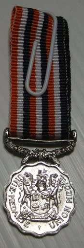 Miniature Union Medal w/ Royal Cypher