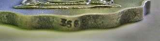 Full Size SADF Good Service Medal 20 Years Silver Marked S925 SAM Nr on Rim Uniface Susp 1986 Ribbon