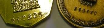 Full Size Medal Set of Four with Full Size Cunene Bar